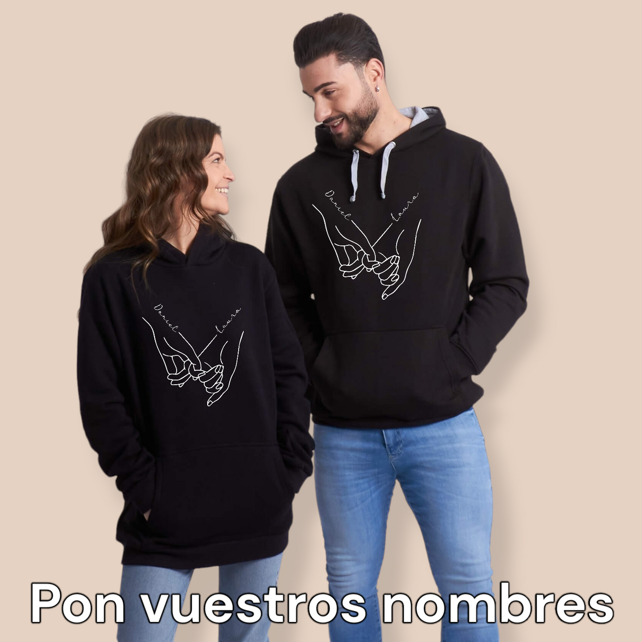 Sudadera Capucha Nuestras Manos
