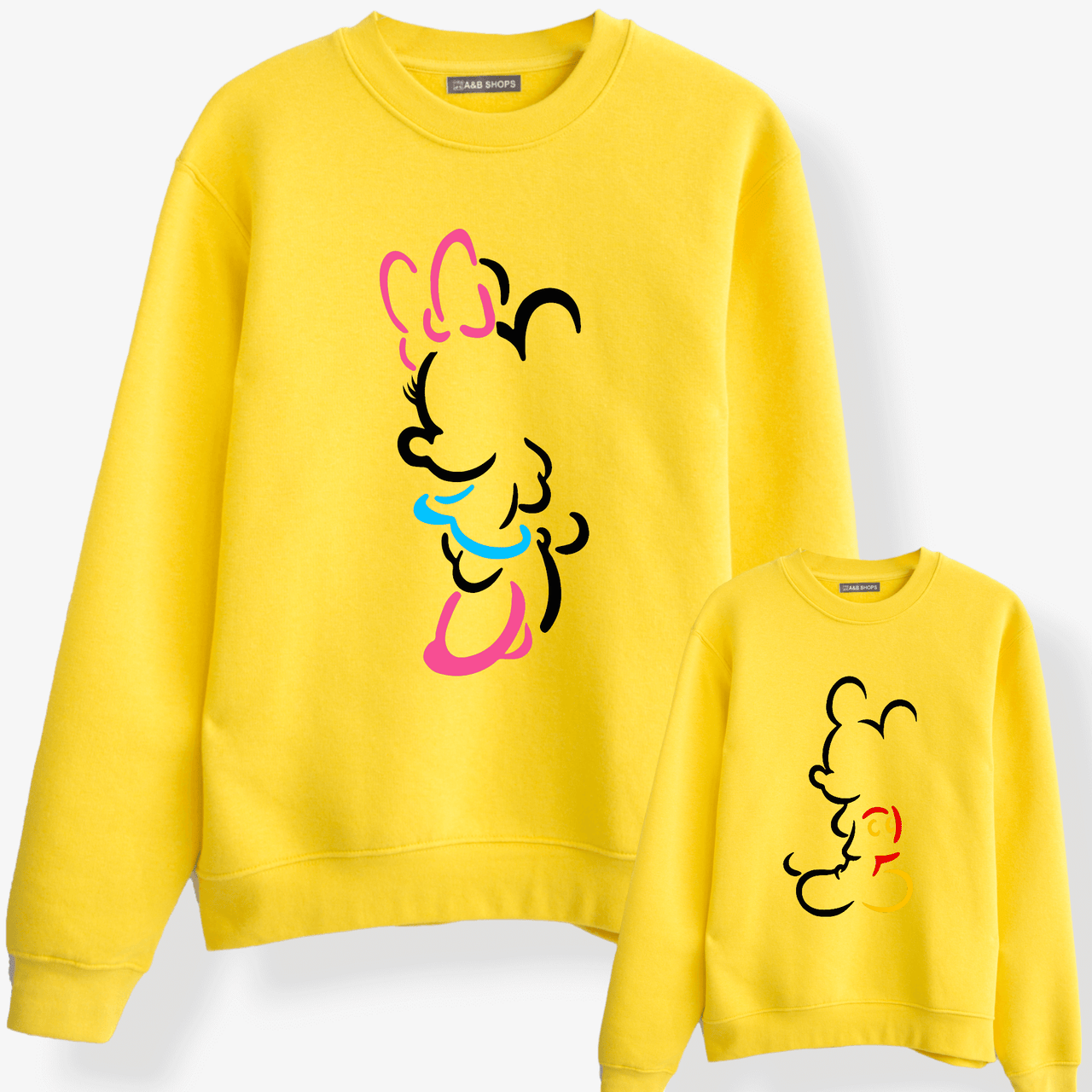 Sudadera Mickey-Minnie Silueta