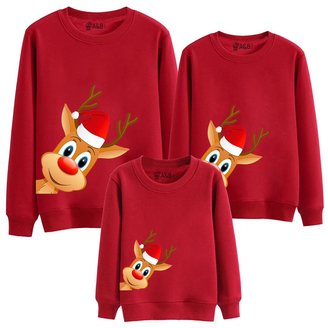 Sudadera Navidad reno happy - Main Image