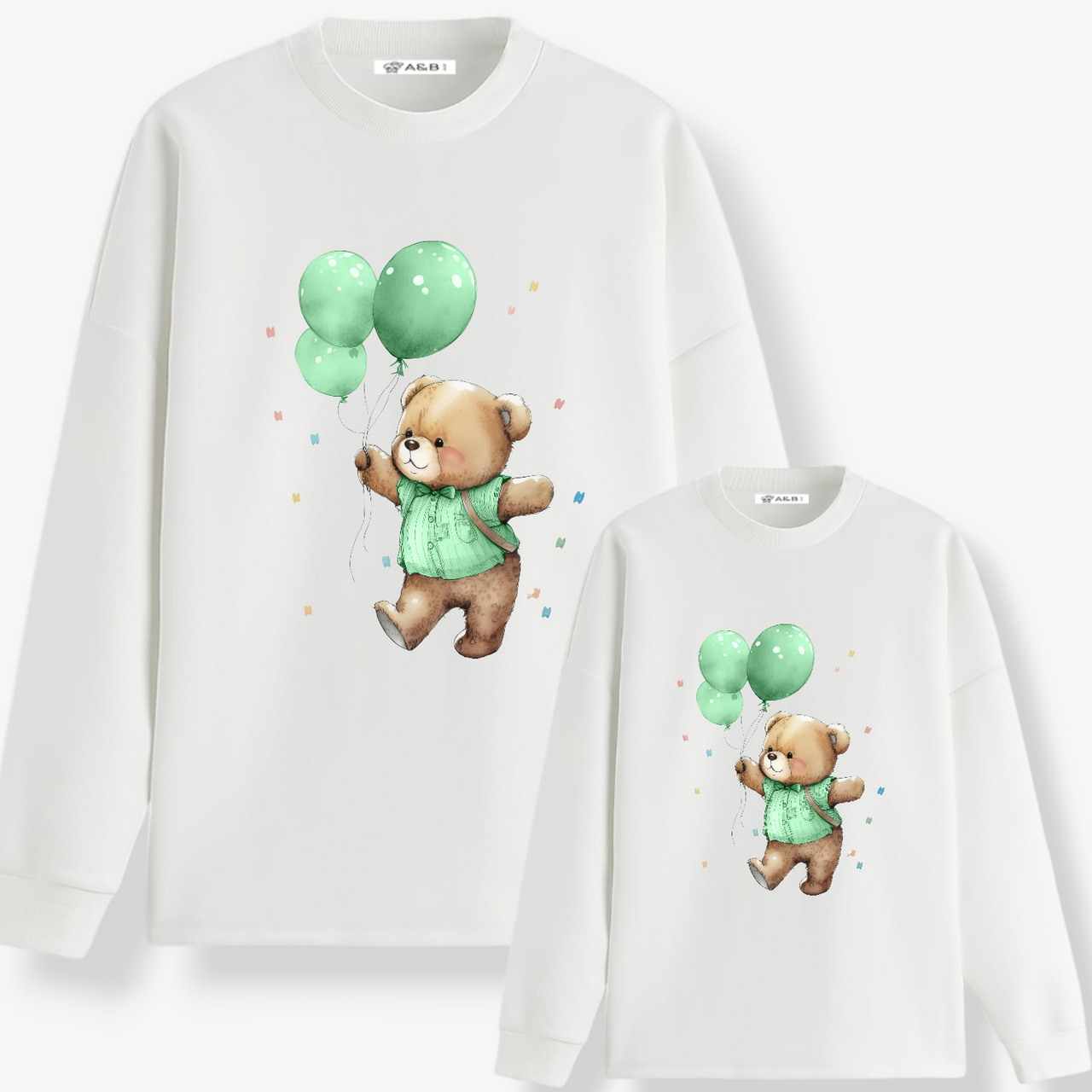 Sudadera Osito Globos