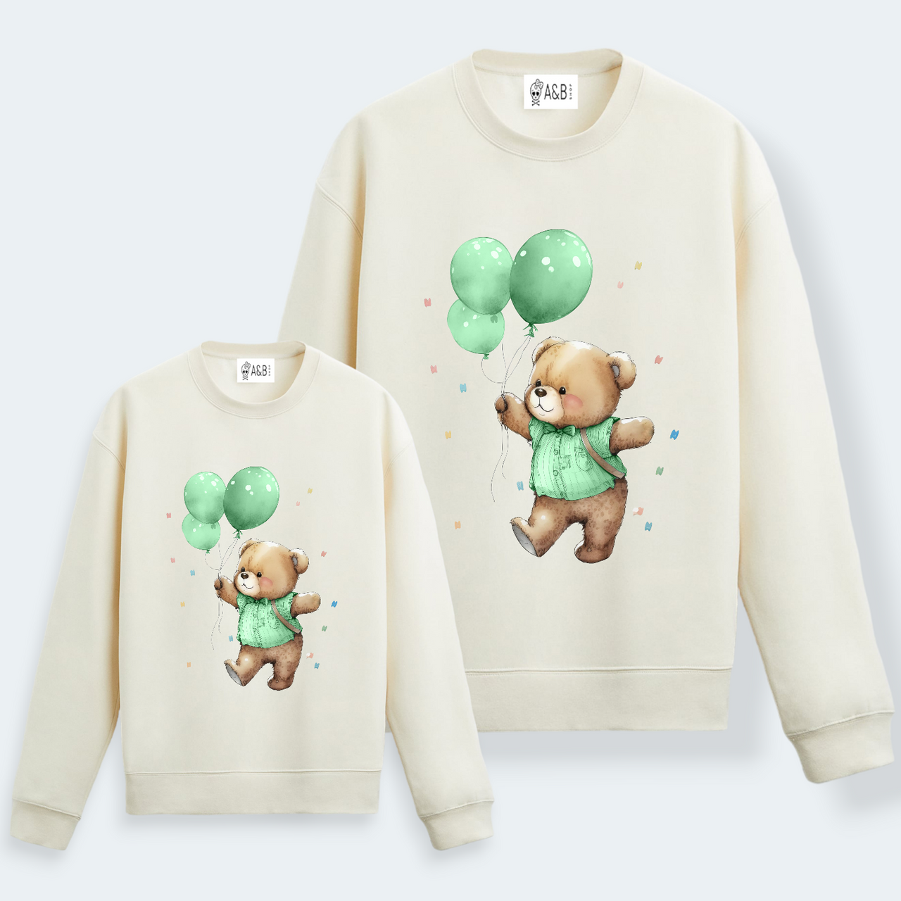 Sudadera Osito Globos