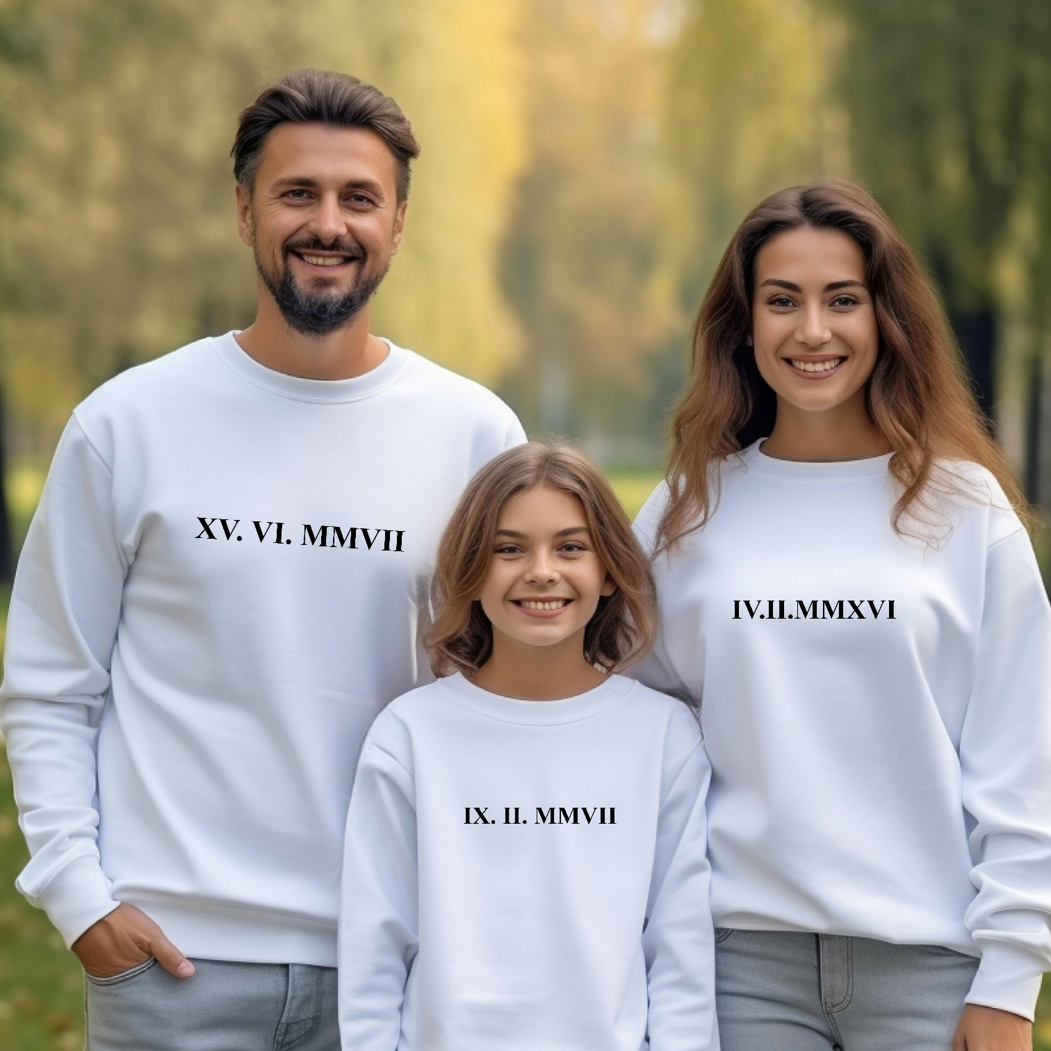 Sudadera Personalizada Números Romanos