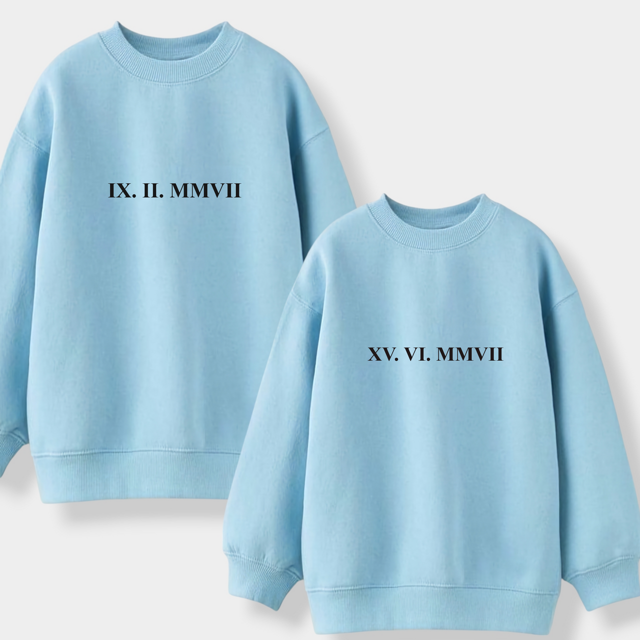 Sudadera Personalizada Números Romanos