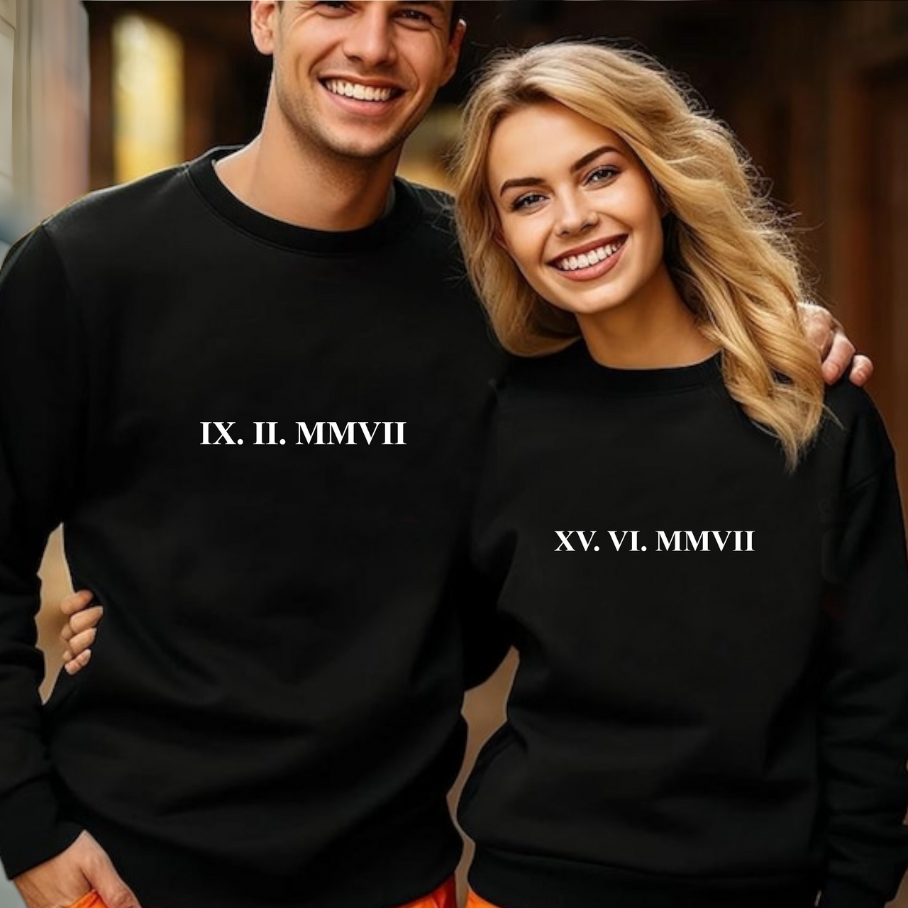 Sudadera Personalizada Números Romanos