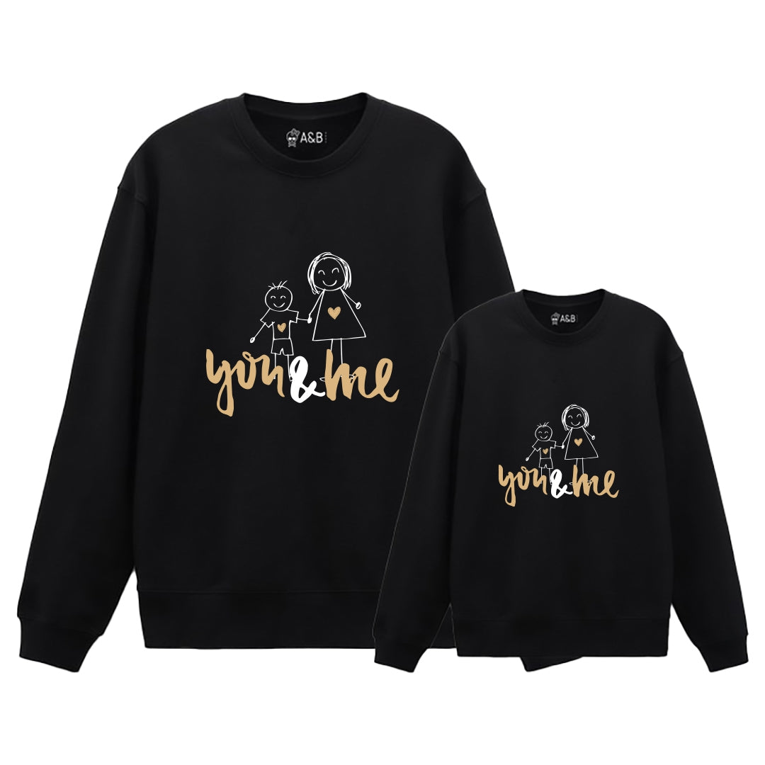 Sudadera You & me niño