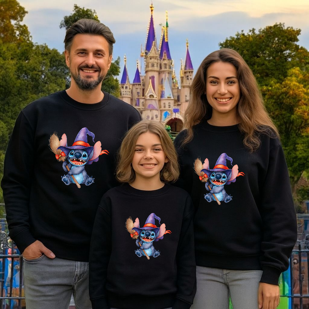 Sudadera Stitch Brujo