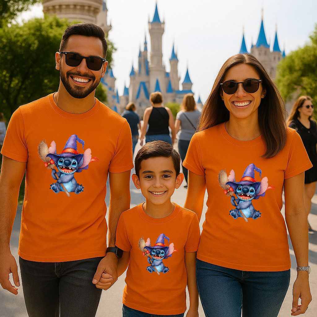 Camiseta Stitch Brujo