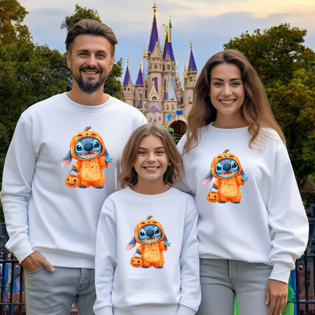 Sudadera Stitch Calabaza