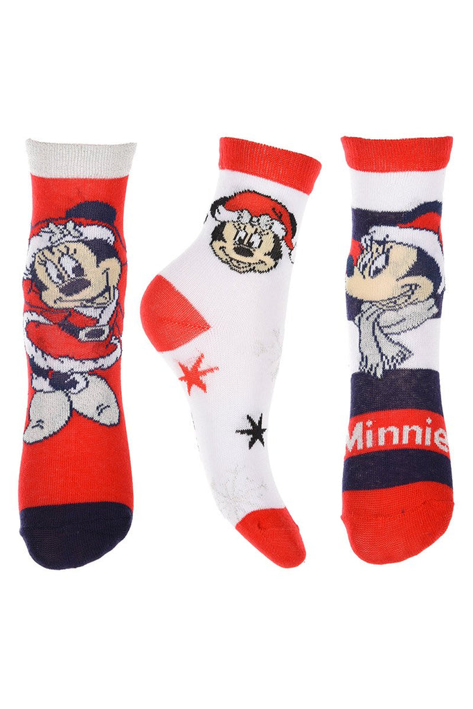 Calcetines Minnie Navidad Minnie Pack 3