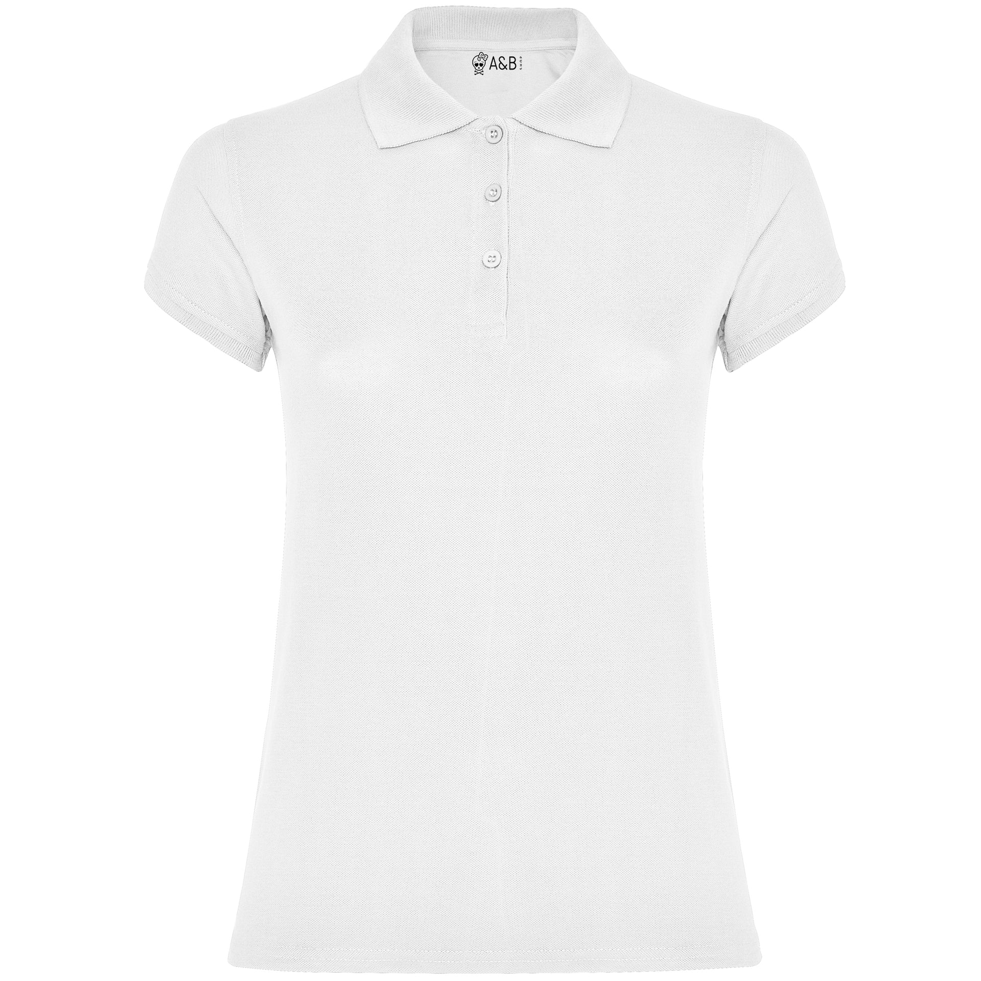 Polo blanco 100% algodón