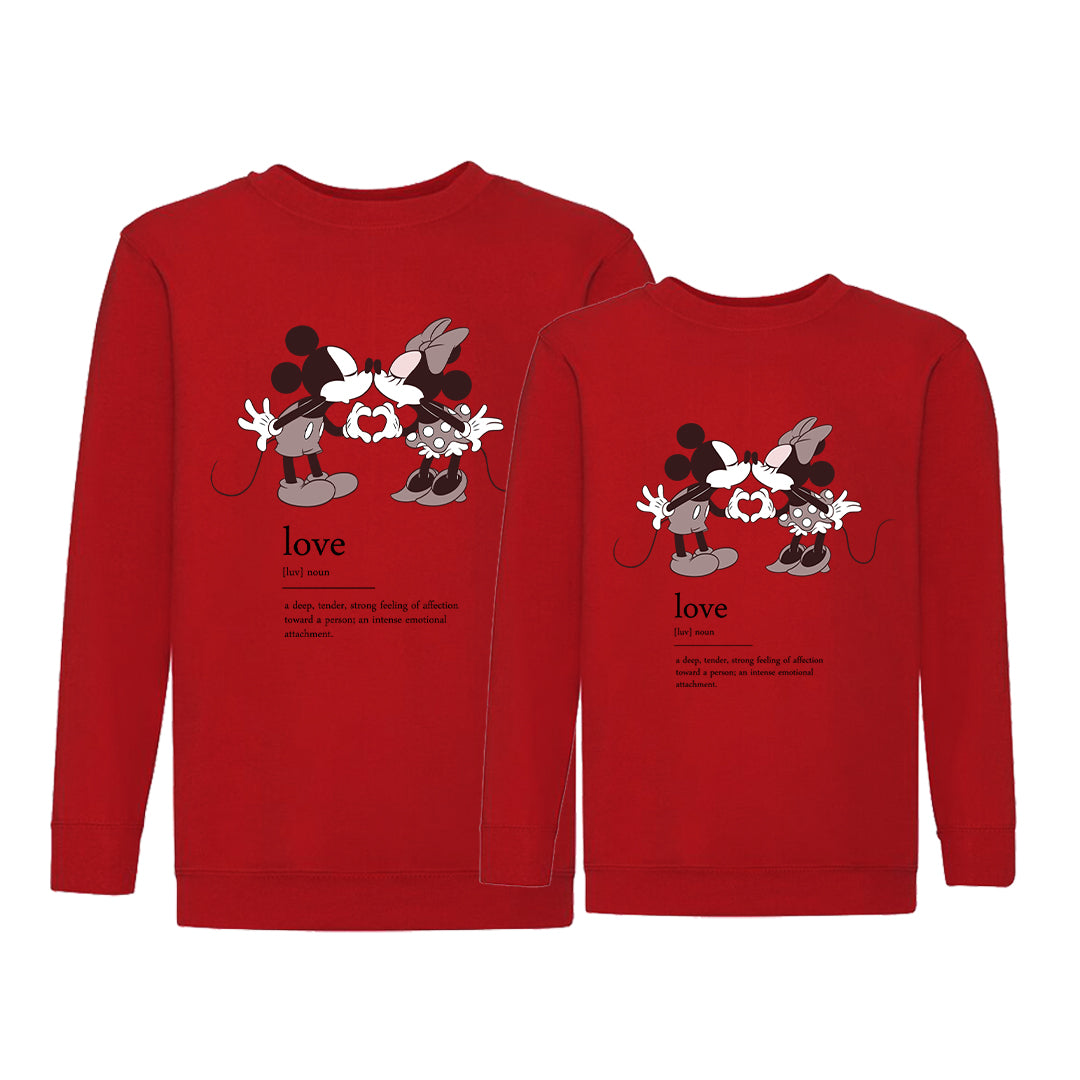 Sudadera Mickey & Minnie description