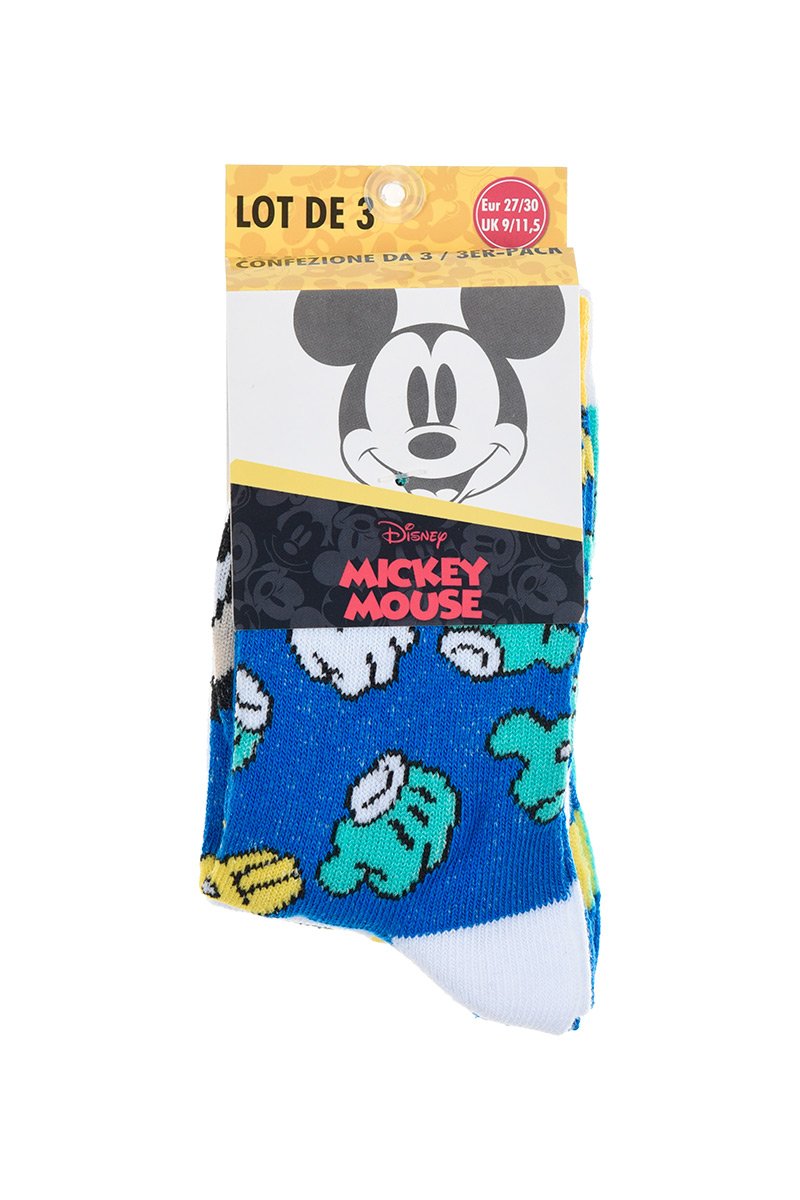 Calcetines Mickey pack de 3 gafas