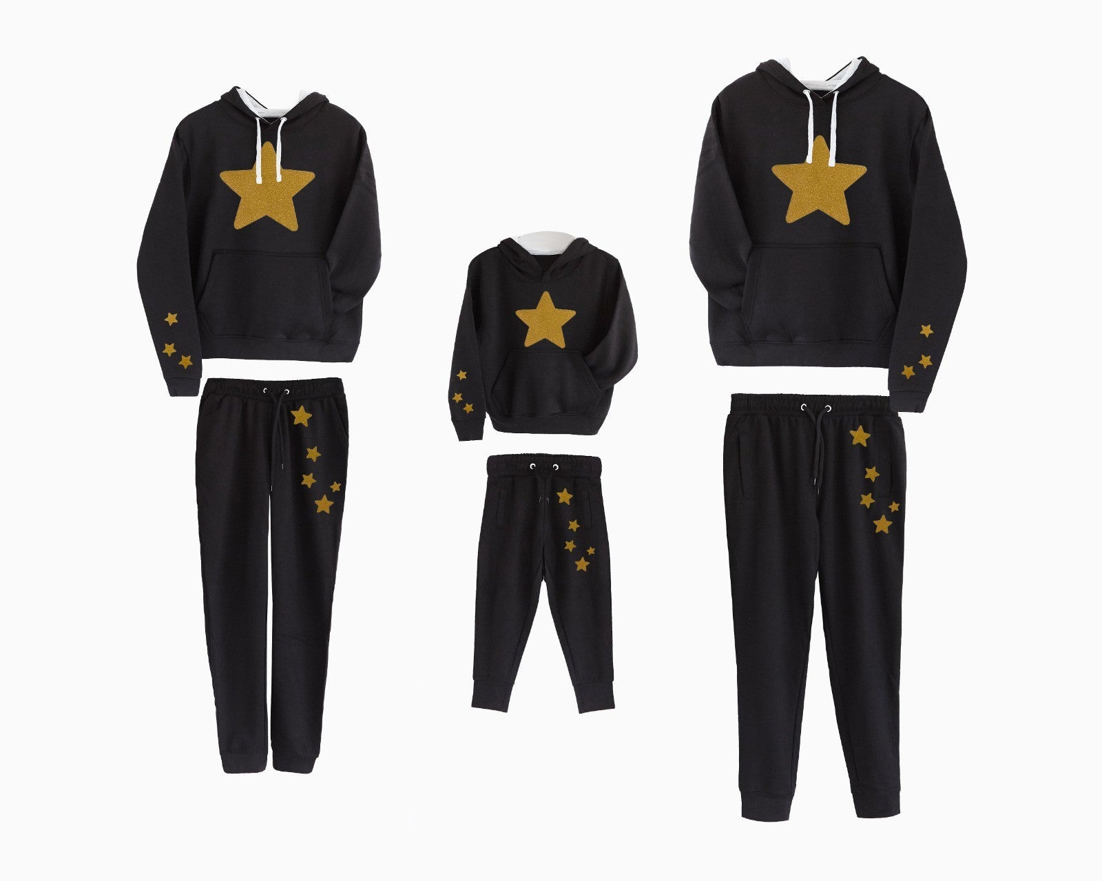 Chándal Star Family Sport negro capucha